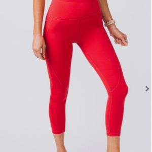ZYIA Red Light N Tight High Rise Capri